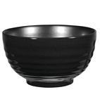Image of GF709 Black Glaze Ripple Bowls Small (Pack of 6)