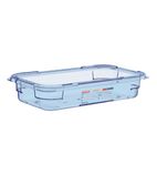 ABS Food Storage Container Blue GN 1/3 65mm