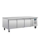 Image of U-Series DA463 197 Ltr 3 Door Stainless Steel Refrigerated Chef Base