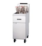 MF-35T/P 18 Ltr Propane Gas Freestanding Single Tank Fryer (2 x Baskets)