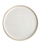 FA328 Canvas Flat Round Plate Murano White 180mm (Pack of 6)