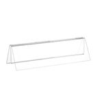 Image of D790 Wide Base Clear Acrylic Menu Holder