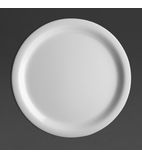 Kristallon CB671 Melamine Narrow Rimmed Plates 229mm (Pack of 12)