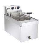 NPSF6 9 Ltr Electric Countertop Single Tank Fryer (1 x Basket)