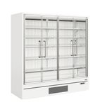 GALAXY+ GP20FGD 1955mm Wide White Multideck Display Fridge With Double Glazed Glass Doors