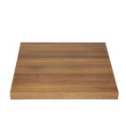 GR330 Pre-drilled Square Table Top Rustic Oak 700mm
