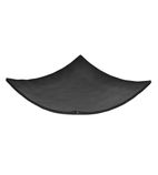 DH994 Noir Black Square Curved Plate 225 x 225 x 51mm