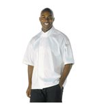 A857-XXL Cool Vent Executive Chefs Jacket (Short Sleeve) - White