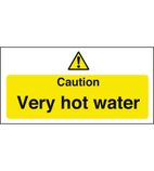 D8248 Caution Very Hot Water Sign