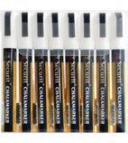 GF261 6mm Liquid Chalk Pens White (Pack of 8)