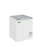 ECO DESIGN EL22SS 200 Ltr White Chest Freezer With Stainless Steel Lid