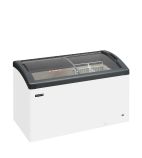 FOCUS 131 352 Ltr White Display Chest Freezer With Grey Curved Glass Lid