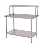 FC441 1200mm Stainless Steel Wall Table Welded with Gantry