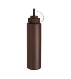 Image of E626 Brown Squeeze Sauce Bottle 24oz