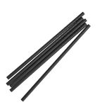 FP444 Individually Wrapped Bendy Paper Straws Black 210mm (Pack of 250)