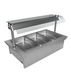 Image of D3BM Countertop Heated Bain Marie Display With Gantry (Dry Heat)