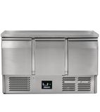 BCC3 368 Ltr 3 Door Stainless Steel Refrigerated Prep Counter