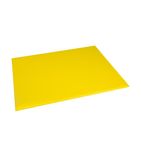 J021 High Density Yellow Chopping Board Large 600x450x12mm