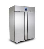 Image of Cirrus IPSM14 1400 Ltr Upright Double Door Stainless Steel Fridge