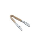 E7101T Stainless Steel Springless Tongs Tan 240mm