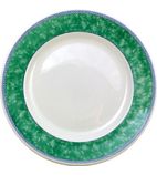 New Horizons M773 Marble Border Classic Plates Green 165mm