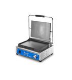 Image of Lynx Prime LPCGFFT Electric Single Contact Panini Grill with Digital Timer - Flat Top & Bottom