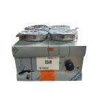 Image of Silverlink 600 BS4W 4 x Round Pot Electric Countertop Wet Heat Bain Marie - Graded