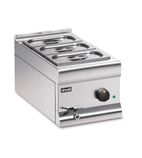 Silverlink 600 BM3AW Electric Counter-top Bain Marie - Wet Heat (3 x GN1/4 Base + Dish Pack) - J352