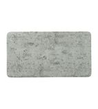 VV1088 Concrete Rectangular Melamine Platters GN 1/3 (Pack of 3)