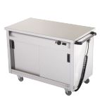 Image of HC30MS 1270mm Wide Mobile Hot Cupboard With Plain Top