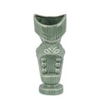 CZ414 Ceramic Large Mouth Tiki Mug Jungle Green 650ml