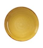 DF787 Round Coupe Bowl Mustard Seed Yellow 248mm (Pack of 12)