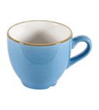 Churchill Stonecast Espresso Cups Cornflower Blue 100ml 3.5oz