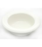BA882 Dignity Bowl Wide Rim White 19.5cm Ceramic