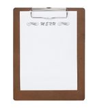 SA370 Special Offer Wooden Menu Presentation Clipboard A4 (Pack of 10)
