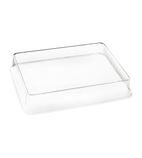Image of FS382 RPET Lid for Bagasse Sushi Tray FC780 Clear 200 x 150 x 20mm (Pack of 50)