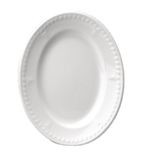 Buckingham White M528 Oval Platters 254mm (Pack of 12)