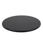 CC513  Pre-drilled Round Table Top Black 800mm