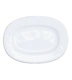 Image of Alchemy White C718 Rimmed Oval Dishes 280mm (Pack of 6)