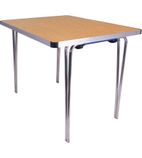 Image of DM611 Contour Folding Table Oak 3ft
