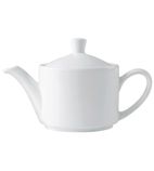 V7432 Monaco White Vogue Teapot