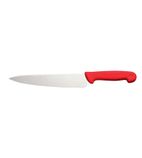 E4022A Chefs Knife 10 inch Blade Red