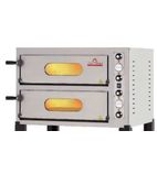 Image of EK44 8 x 12" Electric Countertop Twin Deck Pizza Oven