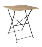 Image of Perth FU538 Pavement Style Square Table Wood Effect