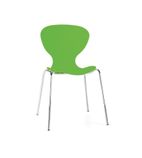 Lime Stacking Plastic Side Chairs (Pack of 4) - GP503