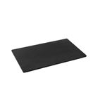 DA869 Platter Slate Black Melamine Oblong 1/4 Size