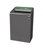 CX968 Configure Recycling Bin with Glass Recycling Label Green 125Ltr