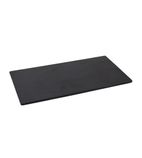 DA868 Platter Slate Black Melamine Oblong 1/3 Size