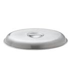 D2543 Serving Dish Cover S/S Oval 14 x 20cm