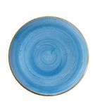 DF764 Round Coupe Plates Cornflower Blue 288mm